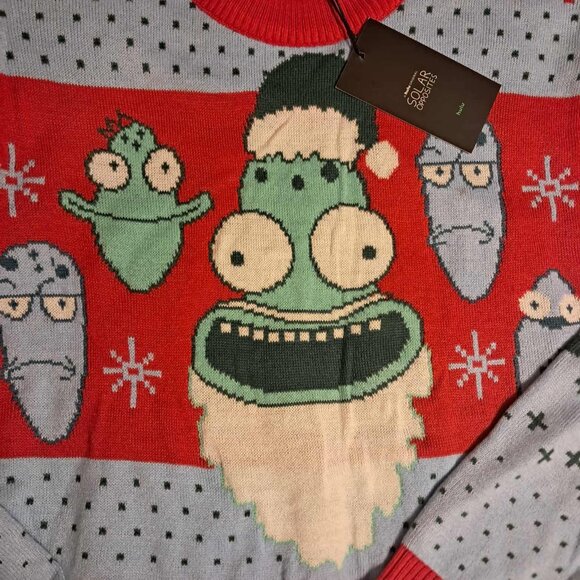 HULU SOLAR OPPOSITES UGLY CHRISTMAS SWEATER XL NWT - Picture 5 of 7